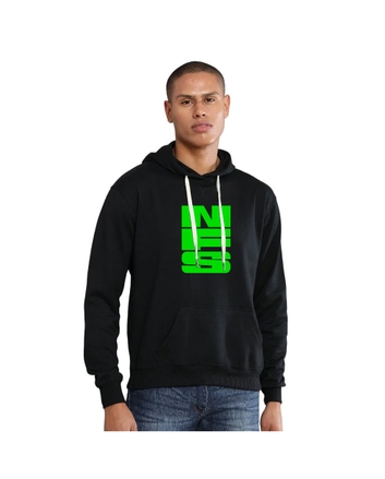 NFS4 Goodie Hoodie Plain-Black with Green
